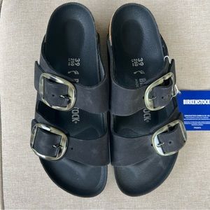 NWT Birkenstock Arizona Tortoise Big Buckle Sandals, 39
